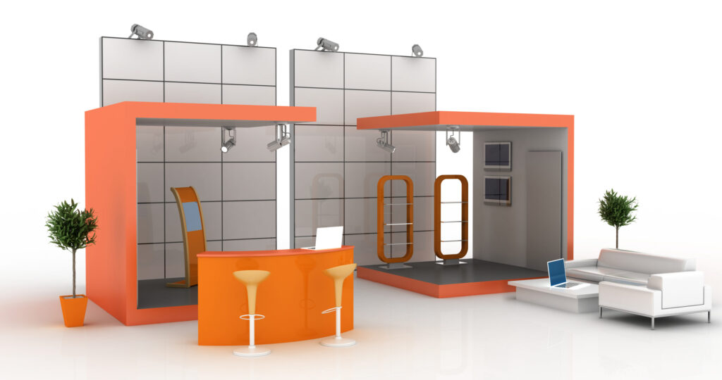 booth setup diagram